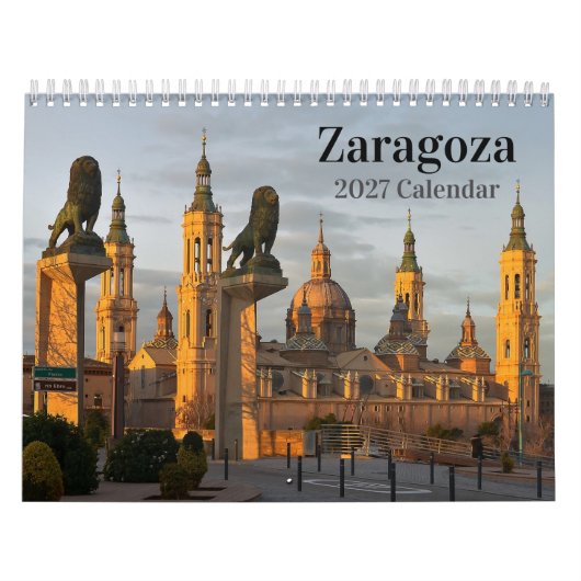 Zaragoza Spanje 2026 Kalender (Hoes)