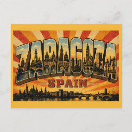 Zaragoza Spanje Basiliek van de Pilar Briefkaart