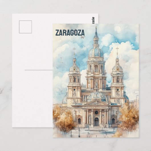 Zaragoza Spanje Briefkaart (Voorkant / Achterkant)