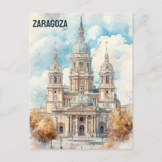 Zaragoza Spanje Briefkaart (Voorkant)