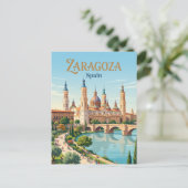 Zaragoza, Spanje Briefkaart (Staand voorkant)