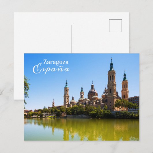 Zaragoza Spanje briefkaart (Voorkant / Achterkant)