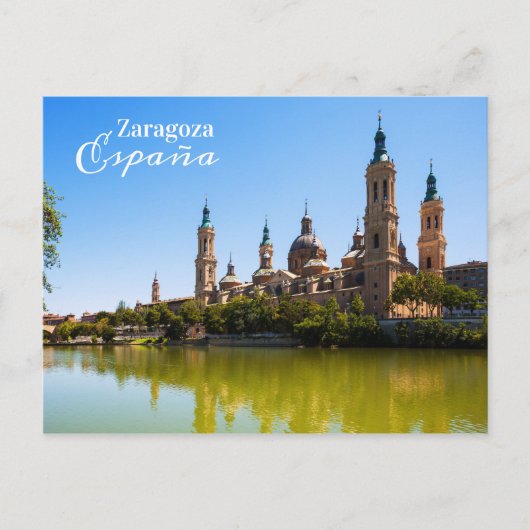 Zaragoza Spanje briefkaart (Voorkant)