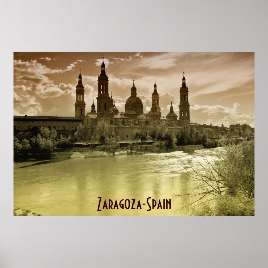 Zaragoza-Spanje II Poster (Voorkant)