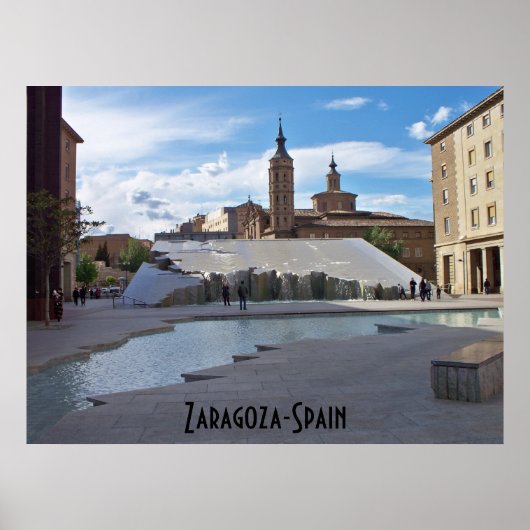 Zaragoza-Spanje Poster (Voorkant)