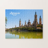 Zaragoza Spanje puzzels op aangepaste tekstfoto's (Horizontaal)