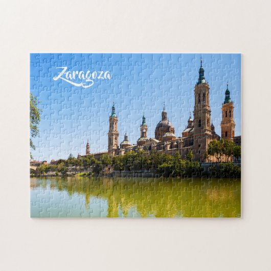 Zaragoza Spanje puzzels op aangepaste tekstfoto's (Horizontaal)