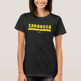 Zaragoza Spanje   Spaanse Vlag Espana Toeristische T-shirt