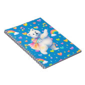 Zarah Dancing Polar Bear Notebook Notitieboek (Rechterzijde)