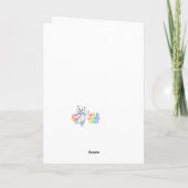 Zarah de dansende ijsbeer baby shower (Achterkant)