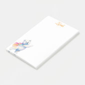 Zarah de dansende ijsbeer | Gepersonaliseerd Post-it® Notes (Schuin)