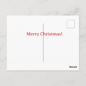 Zarah the Dancing Polar Bear — Kids’ Christmas  Briefkaart (Achterkant)