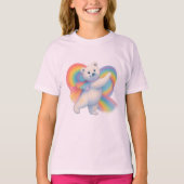 Zarah the Dancing Polar Bear • Kids T-Shirt (Paste (Voorkant)