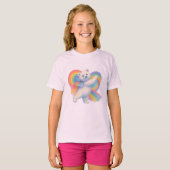 Zarah the Dancing Polar Bear • Kids T-Shirt (Paste (Voorkant volledig)