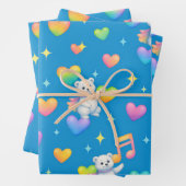 Zarah the Dancing Polar Bear | Wrapping Paper (In situ)