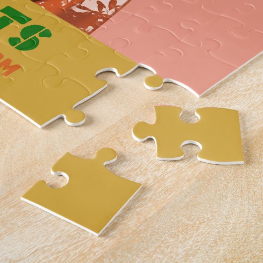 Zara's Wash Day - Bantu Knots Puzzle 11x14 30pc Legpuzzel (Zijkant)