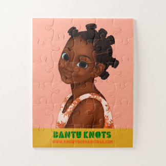 Zara's Wash Day - Bantu Knots Puzzle 11x14 30pc Legpuzzel
