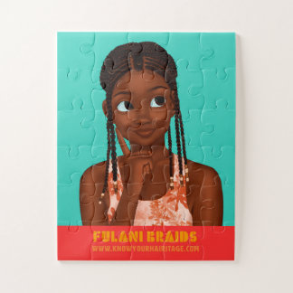 Zara's Wash Day - Fulani Braids Puzzle 11x14 30pc Legpuzzel