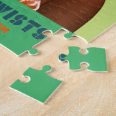 Zara's Wash Day-Senegalese Twists Puzzle11X14 30pc Legpuzzel (Zijkant)