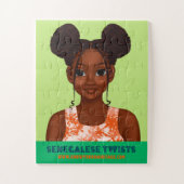 Zara's Wash Day-Senegalese Twists Puzzle11X14 30pc Legpuzzel (Verticaal)