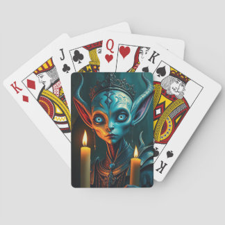 Zarathos de Vlam-Ritualist - Donkere Fantasie Pokerkaarten