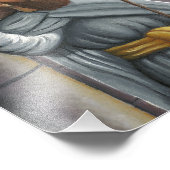 Zarathustra bij de rechtbank van koning Vishtaspa Foto Afdruk (Hoek)