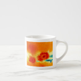 ...zarathustra's bloemen...kunst van Jutta Gabriel Espresso Kop