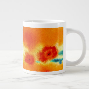 ...zarathustras bloemen...kunst van Jutta Gabriel. Grote Koffiekop