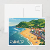 Zarautz Spanje Briefkaart (Voorkant / Achterkant)