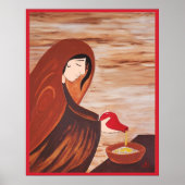 Zarephath Widow (Vertrouwen in God), een schilderi Poster (Voorkant)