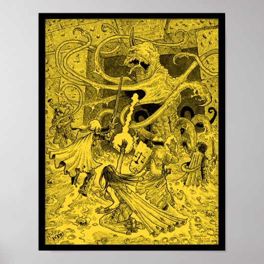 Zargon 11x14 sepia poster (Voorkant)