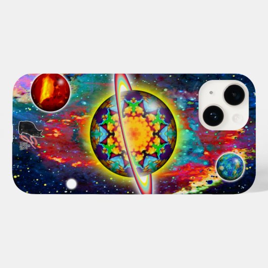 Zargon Orbz Case-Mate iPhone Case (Achterkant (horizontaal))