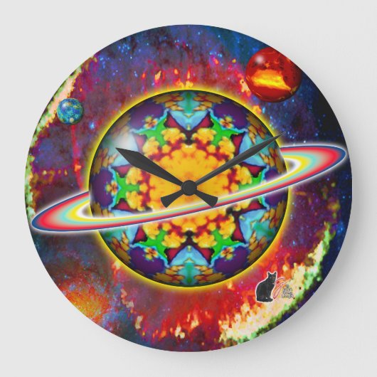 Zargon Orbz Kaleid Grote Klok (Voorkant)