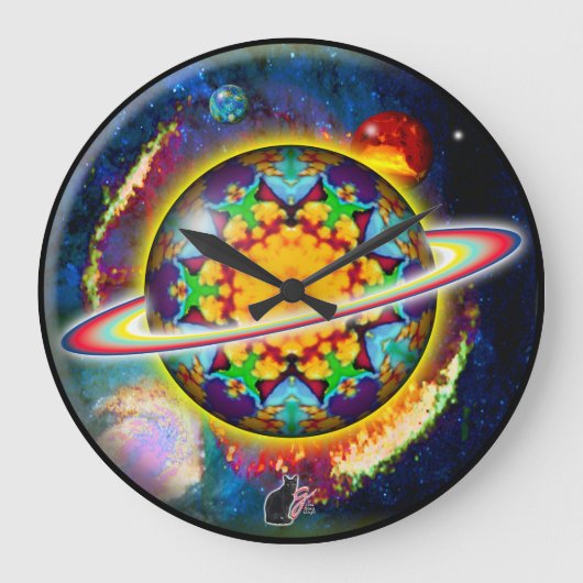 Zargon Orbz Kaleid Grote Klok (Voorkant)