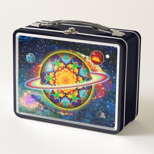 Zargon Orbz Metalen Lunchbox (Voorkant)