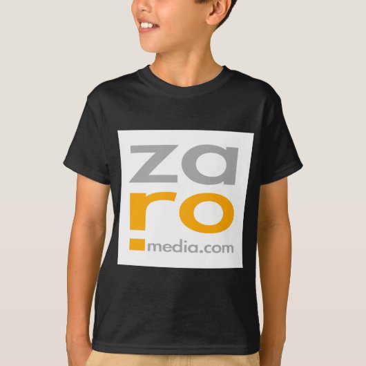 ZARO Logo Merchandise in White T-shirt (Voorkant)