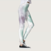 zarte Aquarellfarben Leggings (Rechts)