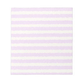 Zarte Pastell Lila Aquarell Streifen Scrapbook  Notitieblok
