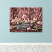 Zarte Tulpen Canvas Afdruk (Insitu (Houten vloer))