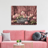 Zarte Tulpen Canvas Afdruk (Insitu (Woonkamer))