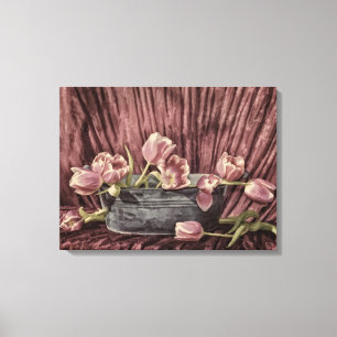 Zarte Tulpen Canvas Afdruk