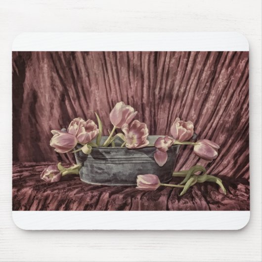 Zarte Tulpen Muismat (Voorkant)
