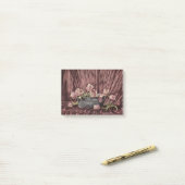 Zarte Tulpen Post-it® Notes (Op bureau)