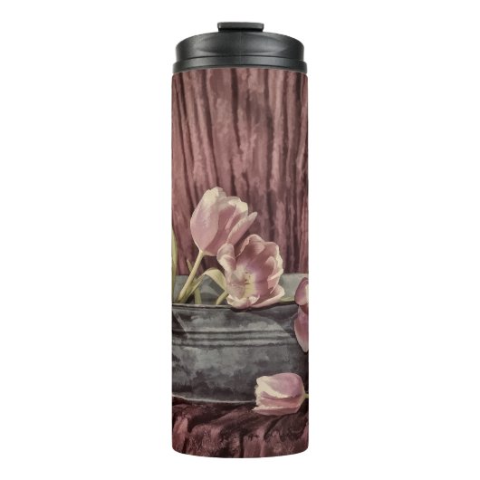 Zarte Tulpen Thermosbeker (Voorkant)