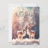  "Zarte Winterfreunde" – Exklusives Design Feestdagenkaart (Voorkant)