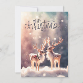 "Zarte Winterfreunde" – Exklusives Design Feestdagenkaart