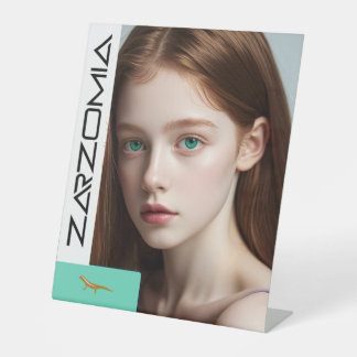 ZARZOMIA RECLAMEBORD MET VOETSTUK