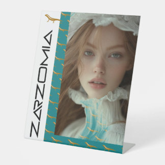 ZARZOMIA RECLAMEBORD MET VOETSTUK