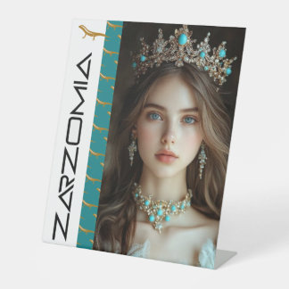 ZARZOMIA RECLAMEBORD MET VOETSTUK