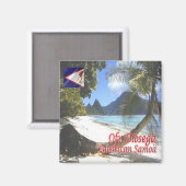 zAS006 OFU OLOSEGA, American Samoa, Fridge Magneet (Voorkant / Achterkant)